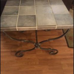 Concrete Top Accent Table