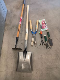 The 10 garden tools new ,,& in perfect condition of work