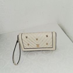 Victoria's Secret Wristlet Card Wallet Ivory