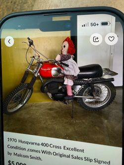 1970 Husqvanna 400 cross