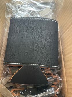 Premium Laserable Leatherette Can Holders / Koozies (24 Pcs)