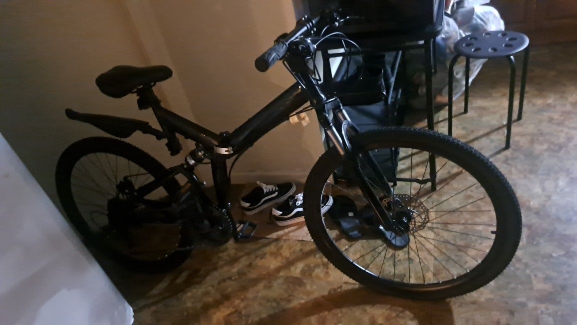 Folding Bicycle, Used As Is! For Parts (1 Tire Is Flat)