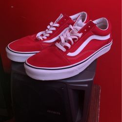 Vans Red Size 11  Barely used