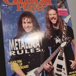 Guitar Player Magazine Metallica Cover