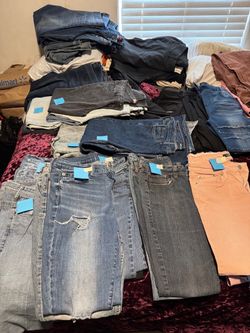 Large Lot of Mixed Jeans and Pants