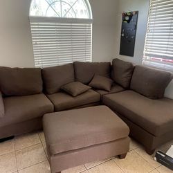 Sofa and kitchen table