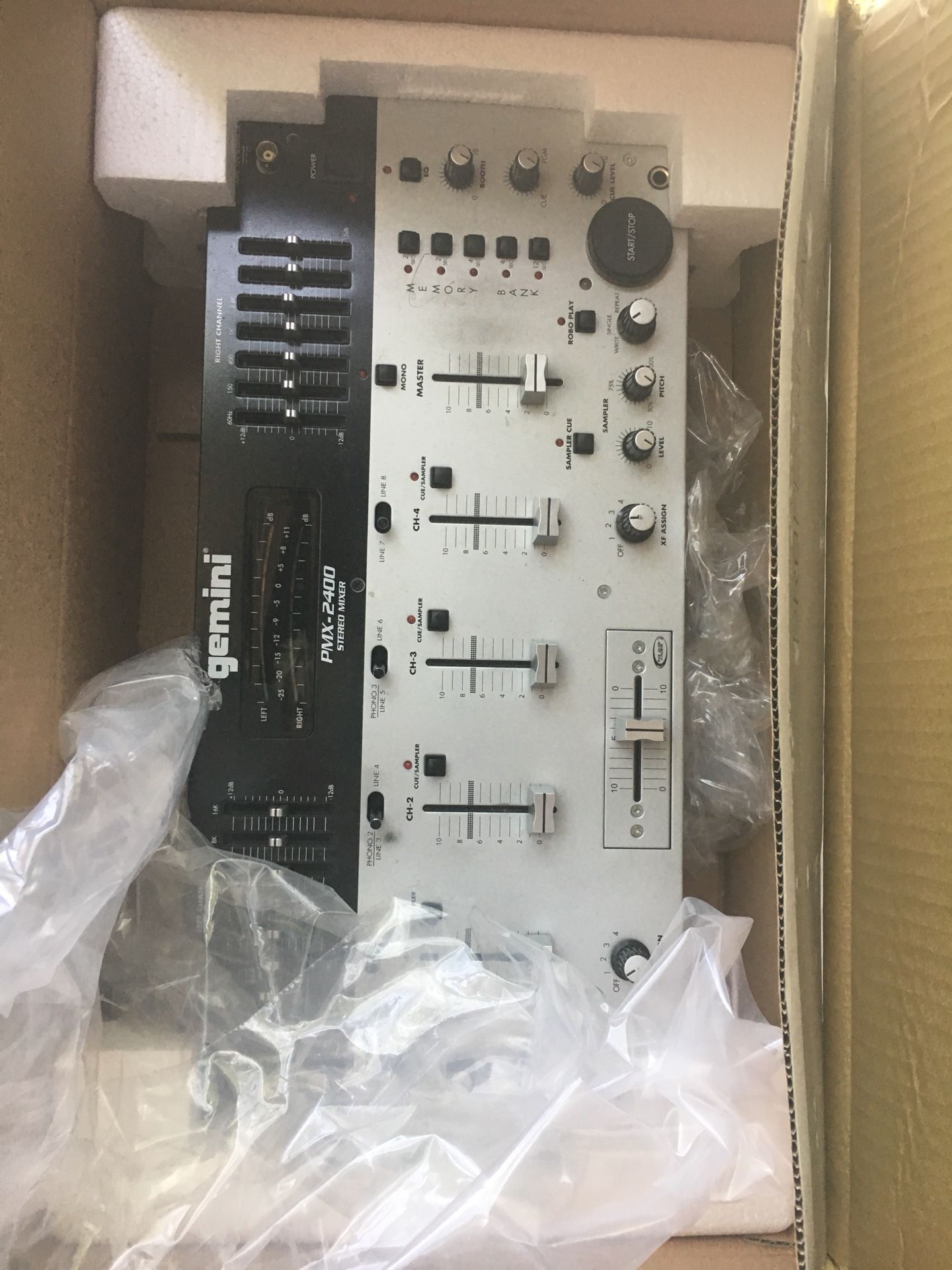 gemini pmx 2400 stereo mixer