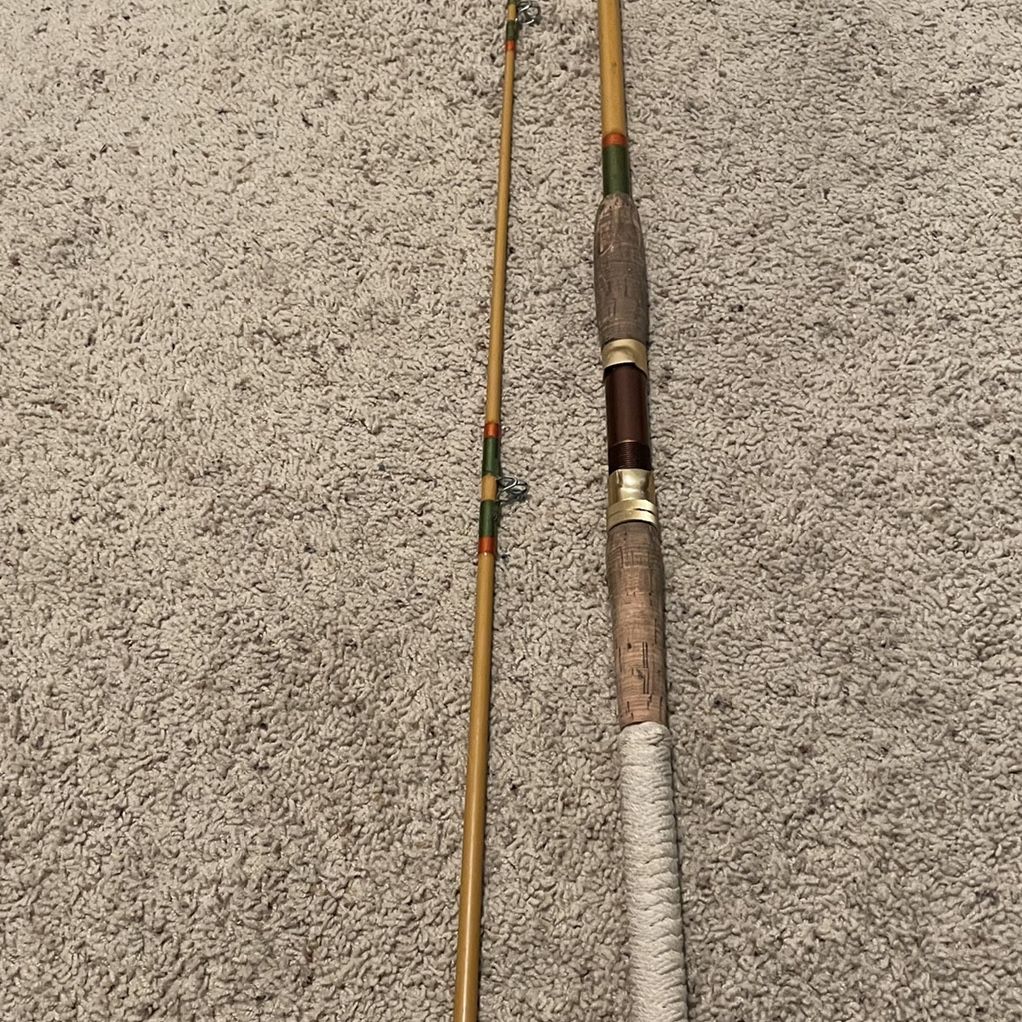 Vintage Fishing Pole Rod Very Nice