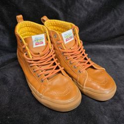 Vans Sk8-Hi Toy Story Woody High Top Brown Sneakers Mens 8 Womens 9.5