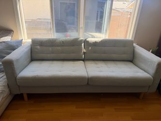 Sofa and matching ottoman