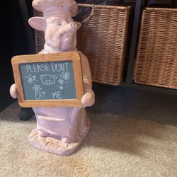 Chalkboard Pig Thing