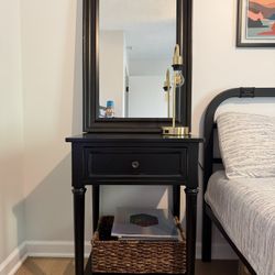 Night Stand And Mirror