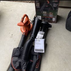 Black And Decker Leaf Blower And Vacuum
