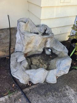 Waterfall fiberglass