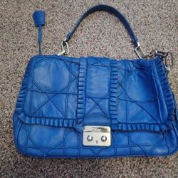 Authentic Christian Dior Ruffled Leather Purse .$250 Pickup In Oakdale 