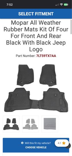 Jeep gladiator OEM all weather mats
