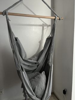 Gray Hanging Chair