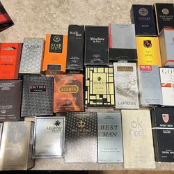 Lot of 23 Inspired By Cologne/Fragrances
