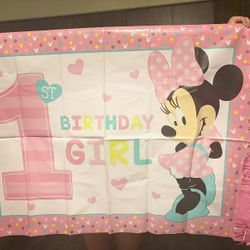 1 Birthday Minnie Mouse 