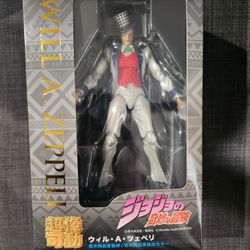 Will A. Zeppeli Super Action Statue S.A.S jojo's Bizarre Adventure Figure 