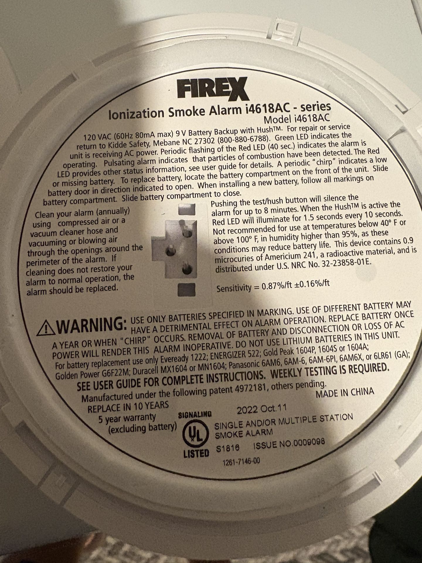 Fire X Smoke Alarm