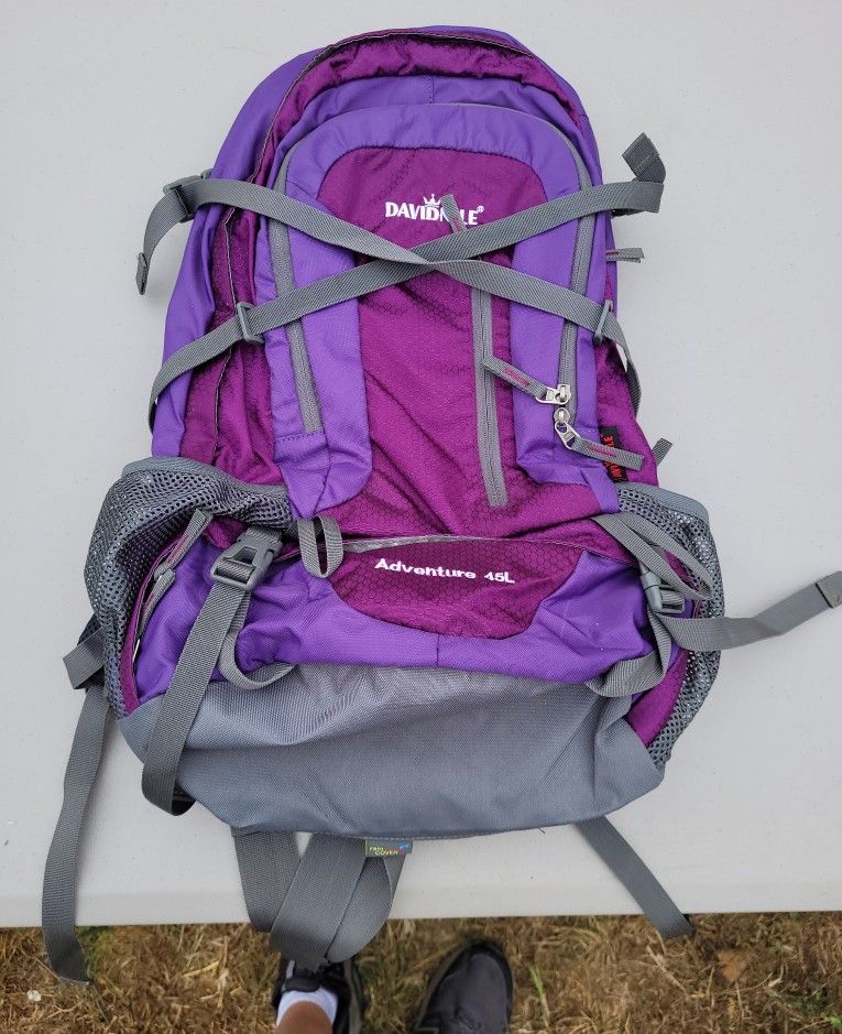 New 45 Liter Hiking Backpack