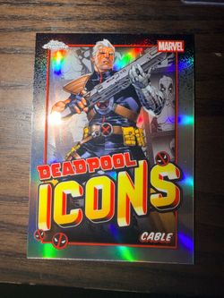 Marvel Topps chrome Cable