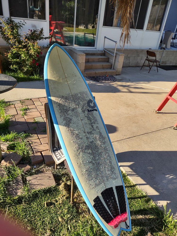 6'6 Torq Fish Surfboard (Blue)
