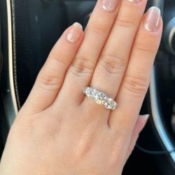 Moissanite Wedding Ring
