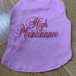 Medium Pink Dog T-shirt