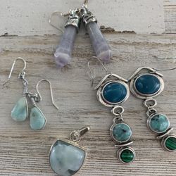 Silver And Crystal Jewelry