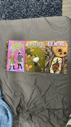 LENORE AND ACTION GIRL COMIC BOOKS