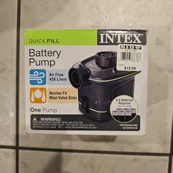 INTEX Quick Fill Battery Pump