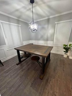 World Market Galvin Cafeteria Table - Like New / Pristine Condition