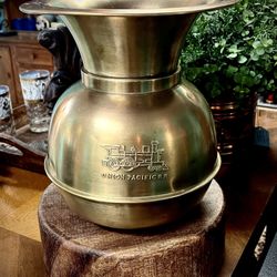 1960’s Union Pacific Railroad Weighted Brass Spittoon
