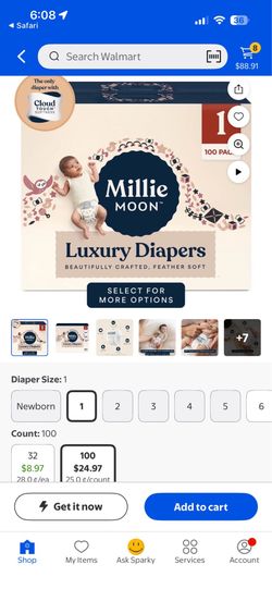 Millie Moon and Rascals diapers