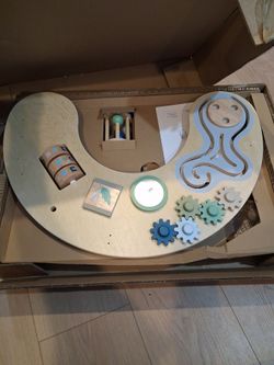 Wonder & Wise Wooden Hi-Lo Activity Table 18 M +