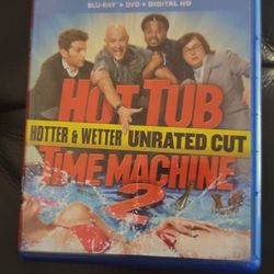 $5 BLU RAY MOVIE. HOT TUB TIME MACHINE 2. BLU RAY / DVD ONLY. NO DIGITAL. $5 OR TRADE FOR A MOVIE TITLE I DO NOT ALREADY OWN.