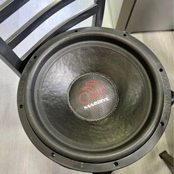 Massive Audio HIPPO XL 152R 6000 Watt 15" Dual 2 Ohm Car Audio Subwoofer  XLR