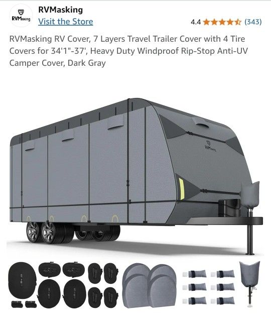 RV Travel Trailer Cover