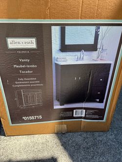 Bathroom vanity. New