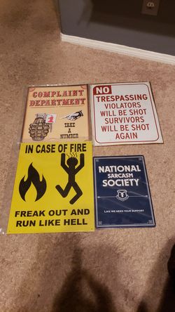 Funny signs