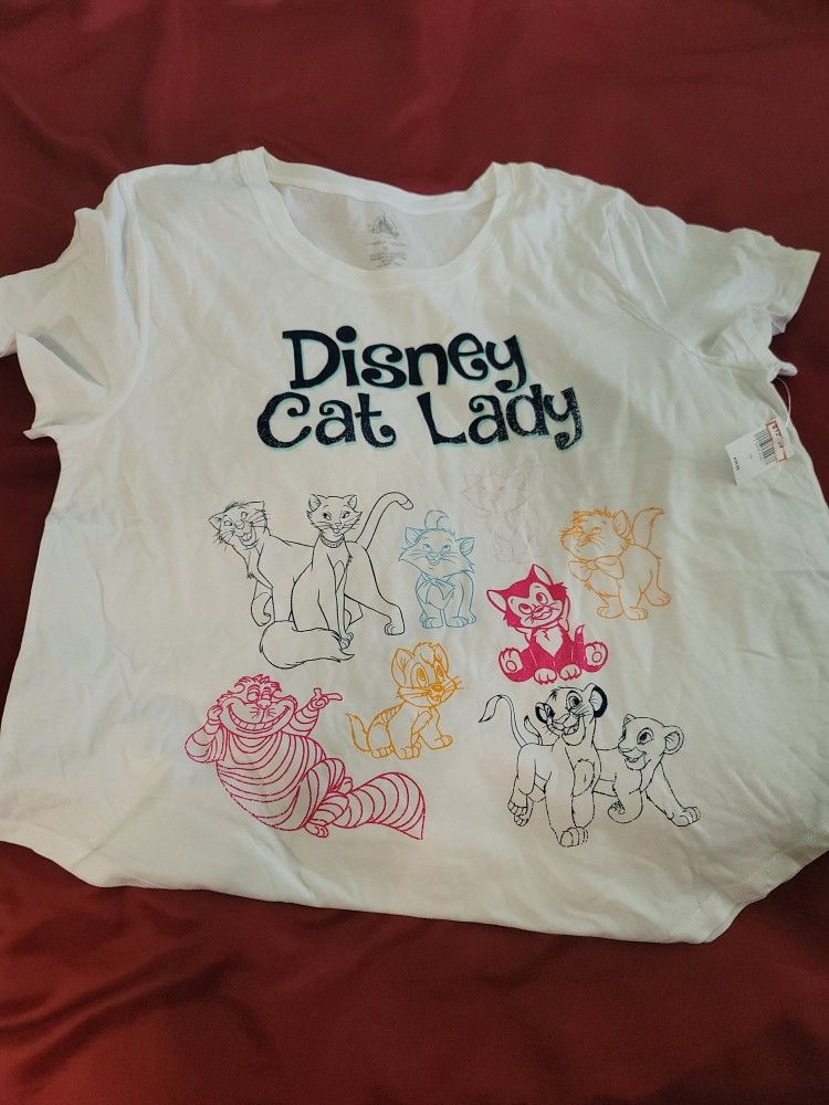 Disney Parks Womens Cat Lady Shirt Aristocats Marie Cheshire Disney Cats 1X New.
New Nostalgic vintage item
Check out Garboturner store for other uni