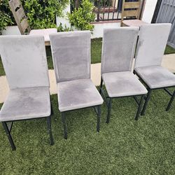 Gray chairs