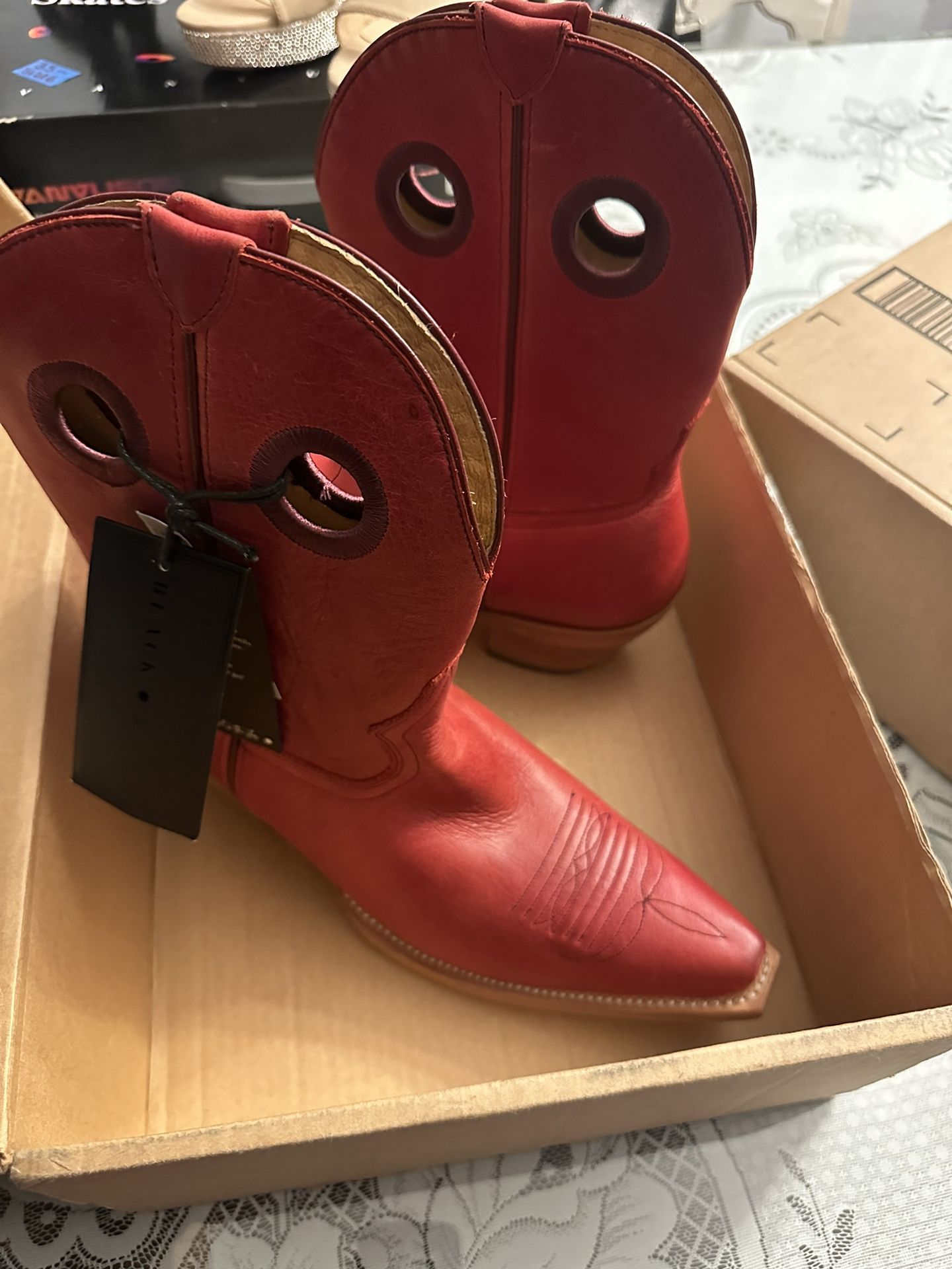 Size 11 Brand New Black Star Matador Bootie