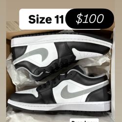 Jordan retro 1s size 11 brand new shadow low