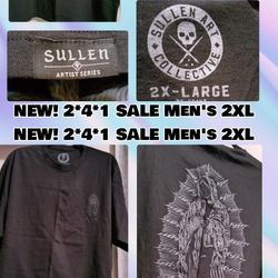 NwoT! 2 For 1 SALE Sullen Art Company T Shirts 