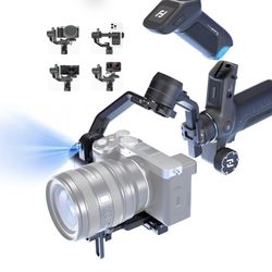 SCORP Mini 3 Pro Gimbal Stabilizer for Camera, Max 59ft AI Tracking, Gimbal with Remote Handle&Cooling Mount, for Sony/Canon/Nikon/Gopro/DJI Action 5