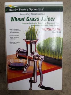 Handy Pantry Sprouting Wheat Grass Juicer New