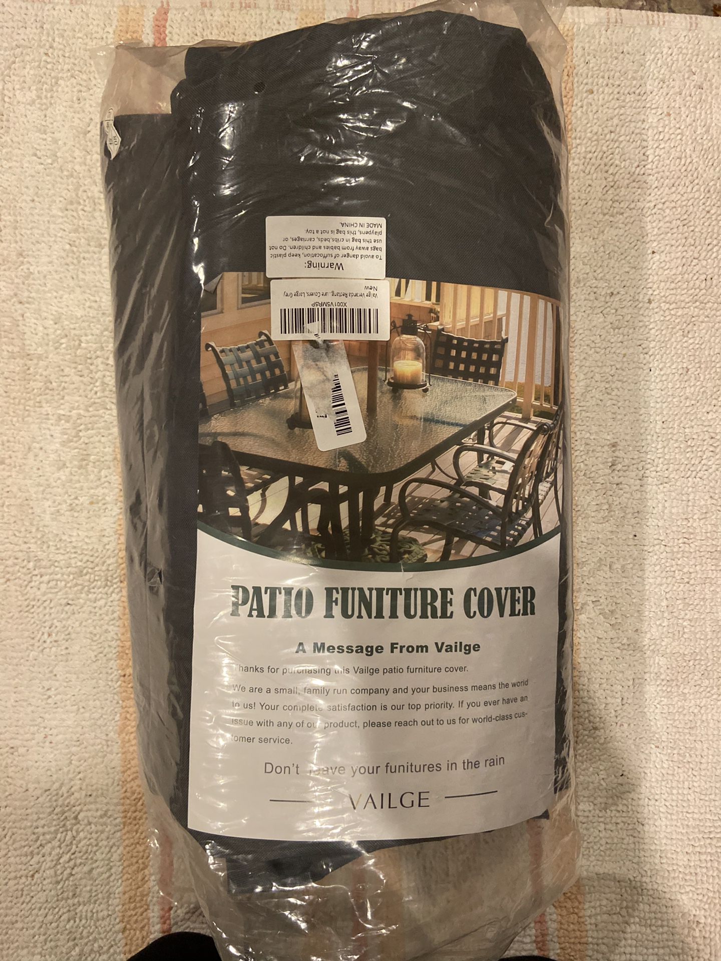 Vailge Patio Furniture Cover
